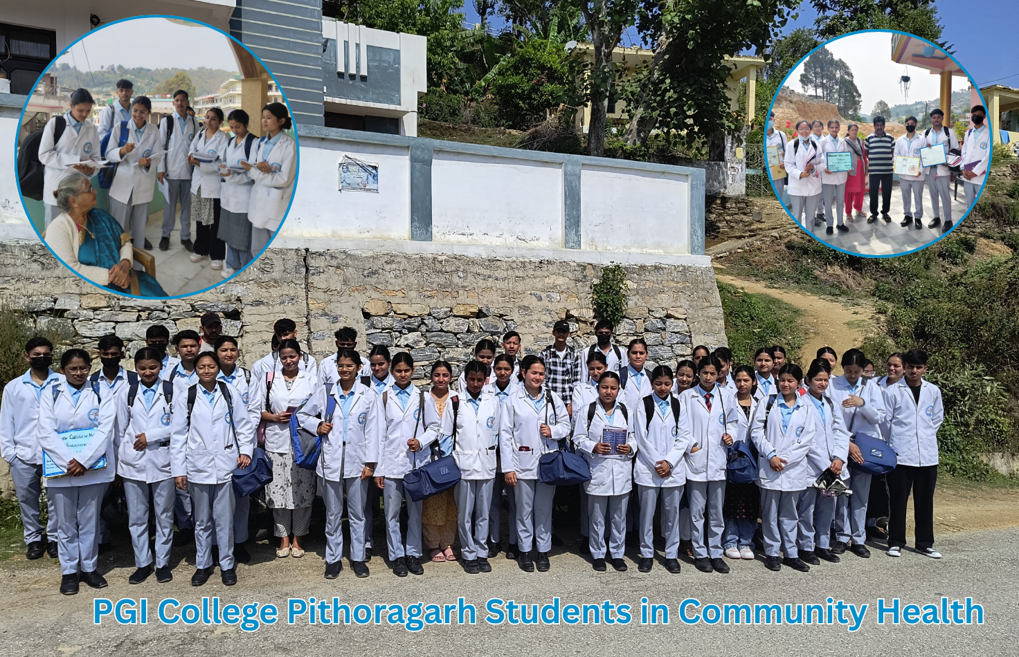 Read more about the article PGI के होनहार सितारे, कर रहे हैं हमारे समुदाय को स्वस्थ और खुशहाल! | PGI College Pithoragarh Students in Community Health