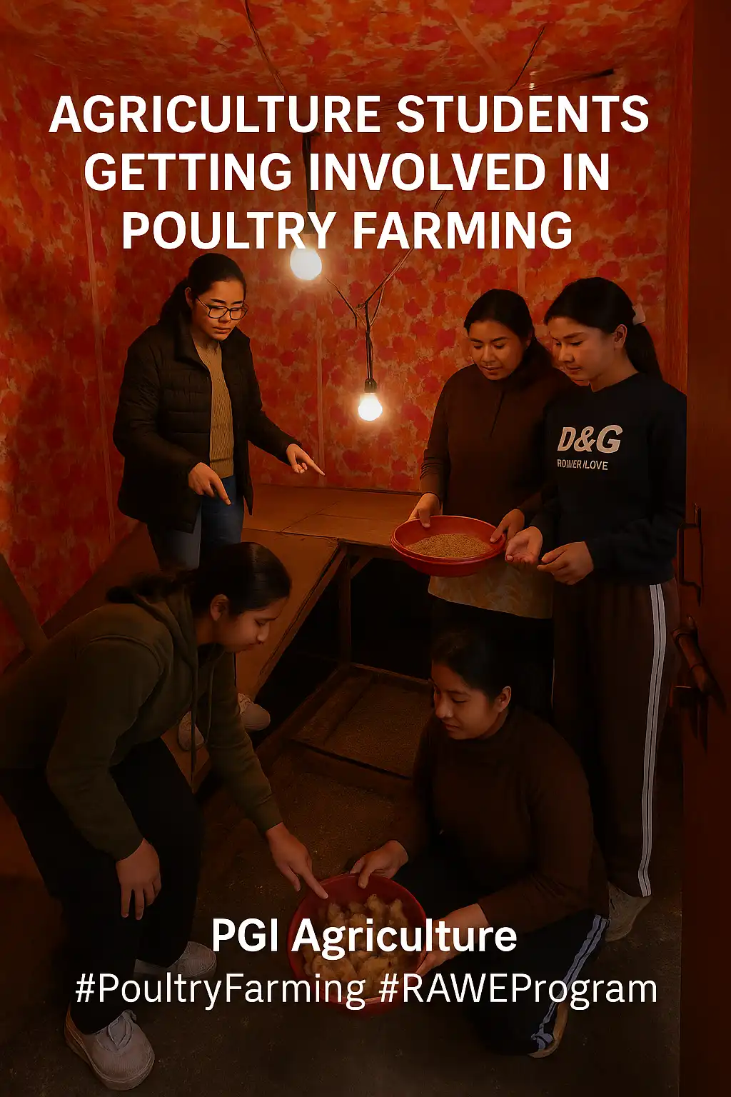 Read more about the article PGI Agriculture Students Gain Hands-On Poultry Farming Training | RAWE Program 2025