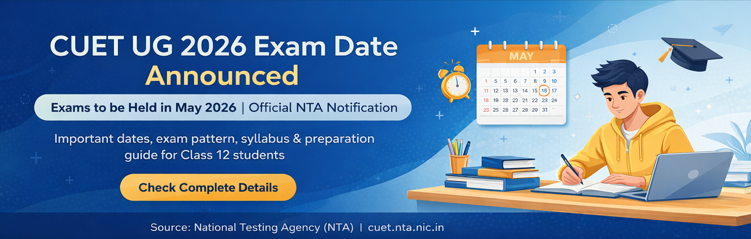 Read more about the article CUET UG 2026 Exam Date Announced
