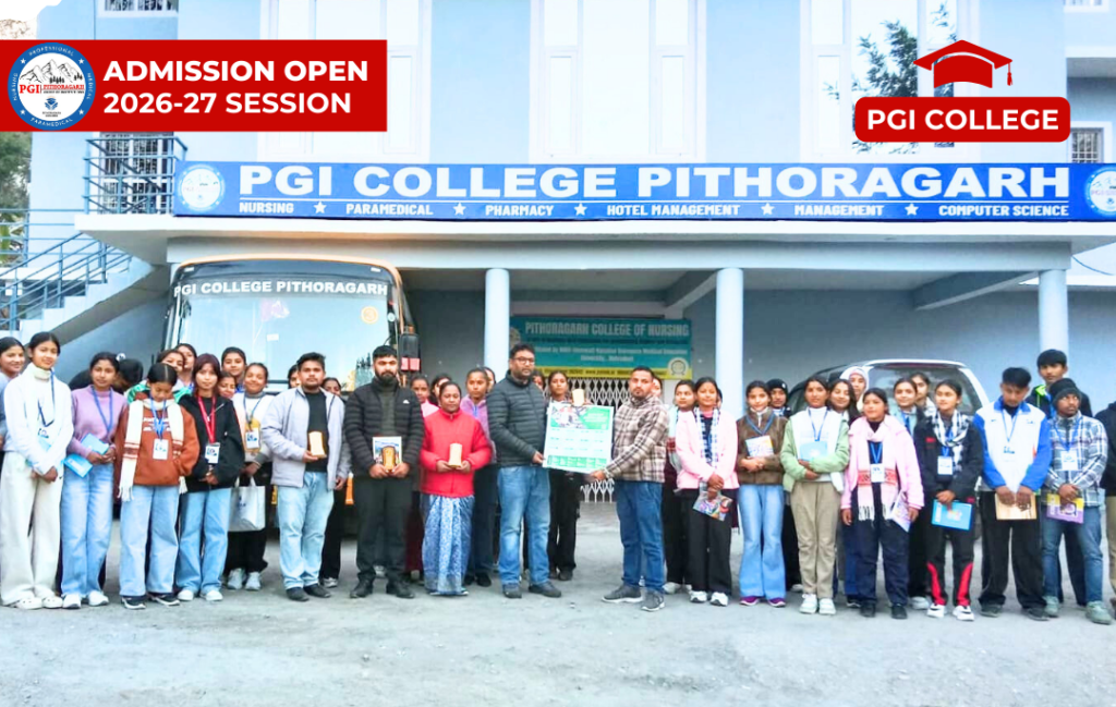 PGI College Pithoragarh Hosts Rural School Students for Educational Visit